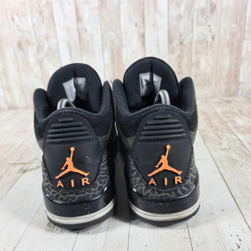 Jordan 3 Retro Fear Pack Night Stadium Total Orange CT8532-080 Mens 7.5